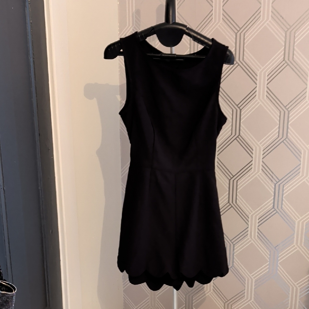 Elegant Black Sleeveless Romper